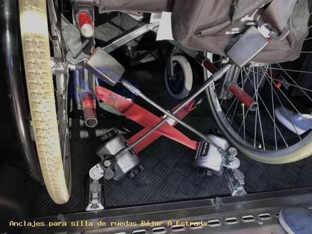 Sujección de silla de ruedas Béjar A Estrada